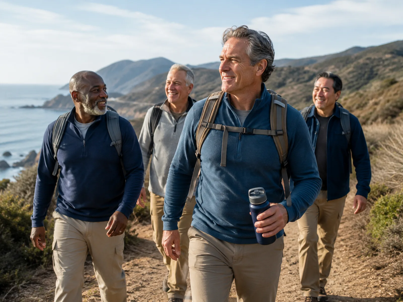 A realistic daily action in the Men’s Vitality 50+ program